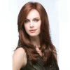 Cross-border e-commerce European and American wigs for women, mid-length brown synthetic fiber headwear, medium-length curly hair for foreign trade, overseas hair agency Specification image